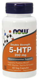 NOW 5-HTP 200 mg, 60 Vcaps