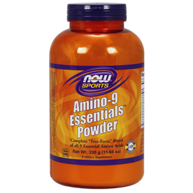 NOW Amino-9 Essentials Powder, 330 gram