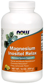 Now - 16 Ounces - Magnesium Inositol Relax Powder