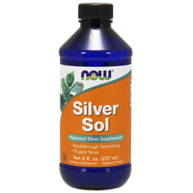 NOW Silver Sol, 8 fl oz, 10 PPM