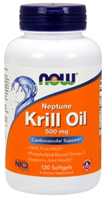 Now Krill Oil, 500 mg, 120 Softgels