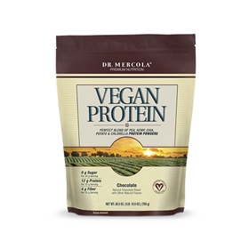 Dr. Mercola  Vegan Protein Chocolate  1 lb. 5 oz.
