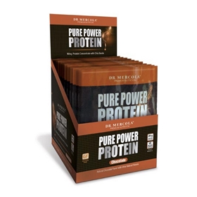 Dr. Mercola  Pure Power Protein Single Serve Chocolate  14 Servings