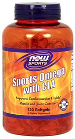 NOW - Sports Omega with CLA - 120 Softgels
