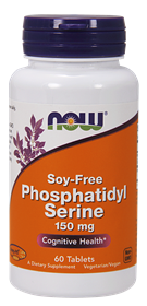 Soy-Free Phosphatidyl Serine 150 mg, 60 Tabs