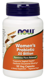 Now -  Women&#39;s Probiotic 20 Billion - 50 Veg Capsules