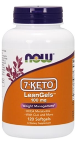 NOW 7-KETO LeanGels 100 mg, 120 Softgels