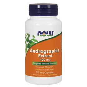 NOW Andrographis Extract 400 mg, 90 Vcaps