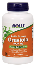 Now - 90 Tablets -  Graviola 1000 mg, Double Strength