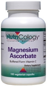 Nutricology  Magnesium Ascorbate  100 Vegetarian Caps