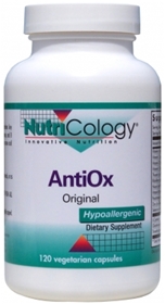 Nutricology  AntiOx Original  120 Vegetarian Caps