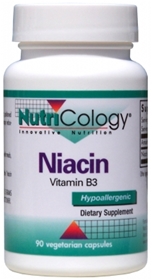 Nutricology  Niacin (Vitamin B3)  90 Vegetarian Caps