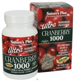 Nature&#39;s Plus - Ultra Cranberry 1000 Sustained Release - 90 Tablets