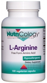 Nutricology  L-Arginine  500 mg  250 Vegicaps