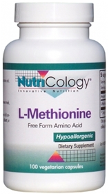 Nutricology  L-Methionine 500 Mg  100 Vegetarian Caps