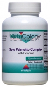 Nutricology  Saw Palmetto Complex with Lycopene  60 Softgels