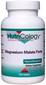 Nutricology  Magnesium Malate Forte  120 Vegetarian Tabs