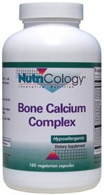 Nutricology  Bone Calcium Complex  180 Caps