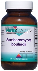 Nutricology  Saccharomyces boulardii  50 Vegetarian Caps