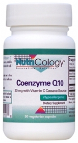 Nutricology  Coenzyme Q10 30 Mg  30 Vegetarian Caps