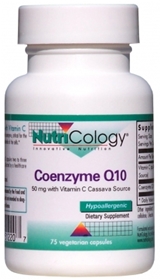 Nutricology  Coenzyme Q10 50 Mg  75 Vegetarian Caps