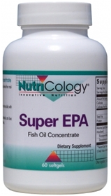 Nutricology  Super EPA Fish Oil Concentrate  60 Softgels