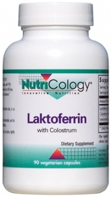 Nutricology  Laktoferrin with Colostrum  90 Vegetarian Caps