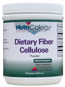 Nutricology  Dietary Fiber Cellulose Powder  8.8 oz 