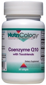 Nutricology  Coenzyme Q10 with Tocotrienols  60 Sgels
