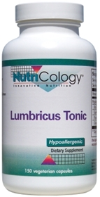 Nutricology  Lumbricus Tonic  150 Vegetarian Caps
