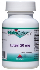 Nutricology  Lutein 20 Mg  60 Softgels