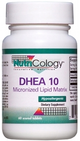 Nutricology  DHEA 10 mg   60 Tabs