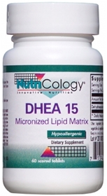 Nutricology  DHEA 15 mg  60 Tabs