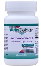 Nutricology  Pregnenolone 100 mg  60 Tabs