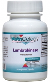 Nutricology  Lumbrokinase  60 Vcaps