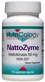 Nutricology  NattoZyme 50 mg  300 Vcaps