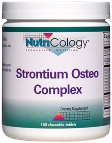 Nutricology  Strontium Osteo Chewable  180 ct