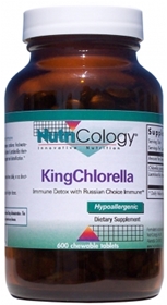 Nutricology  KingChlorella Immune Detox  600 Chewable Tablet