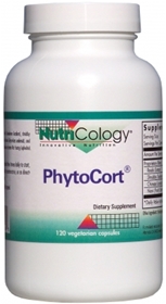 Nutricology  PhytoCort&#174;  120 vegetarian capsules