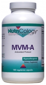 Nutricology  MVM-A Antioxidant Protocol  180 vegetarian capsules