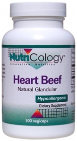 Nutricology  Heart Beef Natural Glandular  100 Capsules