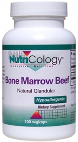 Nutricology  Bone Marrow Beef Natural Glandular  100 Capsules