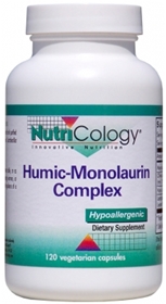 Nutricology  Humic-Monolaurin Complex  120 Vegetarian Capsules
