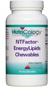 Nutricology  NTFactor&#174; EnergyLipids Chewables  60 chewable tablets