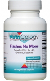 Nutricology  Flashes No More™  60 Vegetarian Capsules