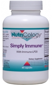 Nutricology  Simply Immune™ With Immuno-LP20™  60 Capsules