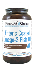 Prescribed Choice  Enteric Coated Omega 3 Fish Oil  120 sg