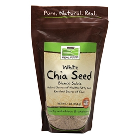 NOW Chia Seeds, White, 1 lb (Blanco Salvia)