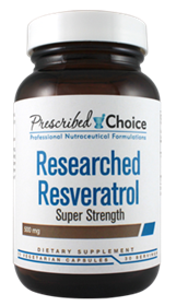 Prescribed Choice  Researched Resveratrol  30 Caps