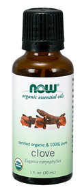 Now 1 Ounce - Clove Oil, Organic - Eugenia caryophyllus